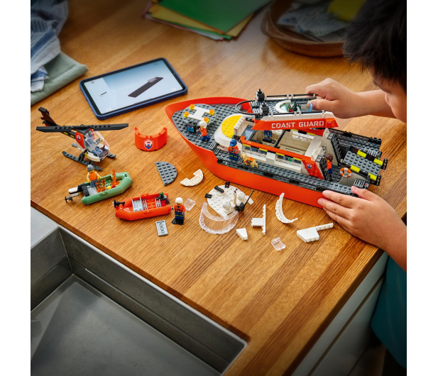 LEGO CITY 60504 Łódź ratunkowa i helikopter straży przybrzeżnej - 1473521 - zdjęcie 4